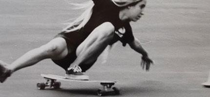 1970年代的滑板女孩